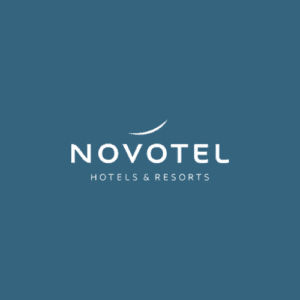 Crédit plastique logo Novotel Hôtels et Resorts crédit plastique.
