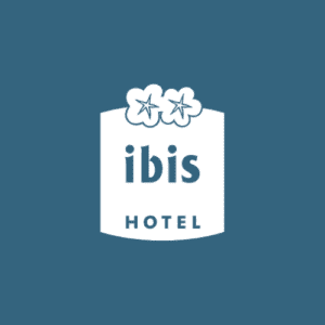 Crédit plastique logo Ibis Hotel simple et élégant crédit plastique