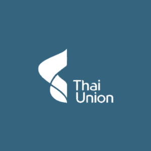 Crédit plastique logo Thai Union bleu crédit plastique
